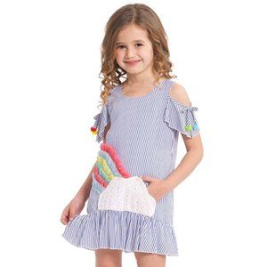 NEW‎ Baby Sara Rainbow Ruffles Girls Dress 2T 3 4